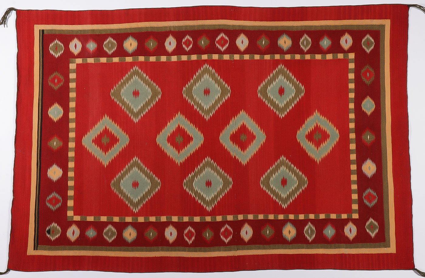 A GERMANTOWN NAVAJO WEAVING, C. 1900