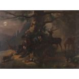 19TH CENTURY HUNTING PAINTING