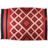 NAVAJO LATE CLASSIC STYLE MAN’S WEARING BLANKET
