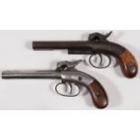 PAIR OF ALLEN & THURBER SINGLE TRIGGER DOUBLE