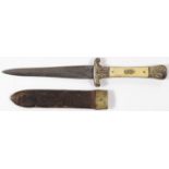 U.S. KNIFE & SHEATH BY EDWARD BARNES & SONS