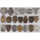 20 CHOICE GERMAN 3RD REICH BADGES