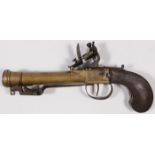 BOXLOCK FLINTLOCK BLUNDERBUSS PISTOL