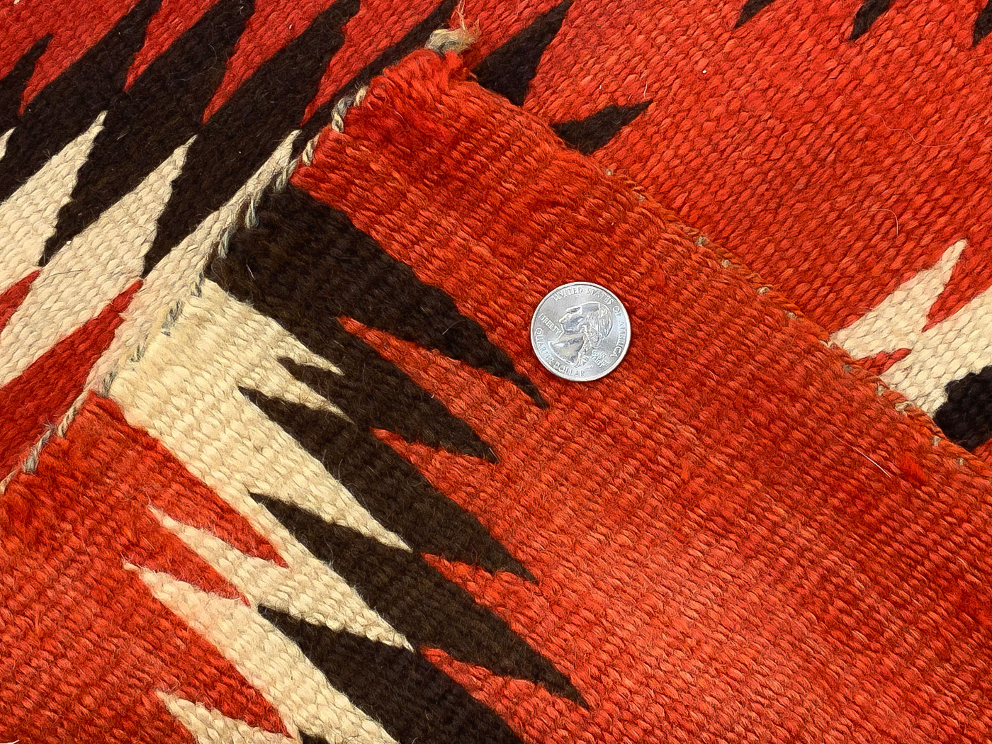 A NAVAJO TRANSITIONAL BLANKET, CIRCA 1890 - Image 2 of 4