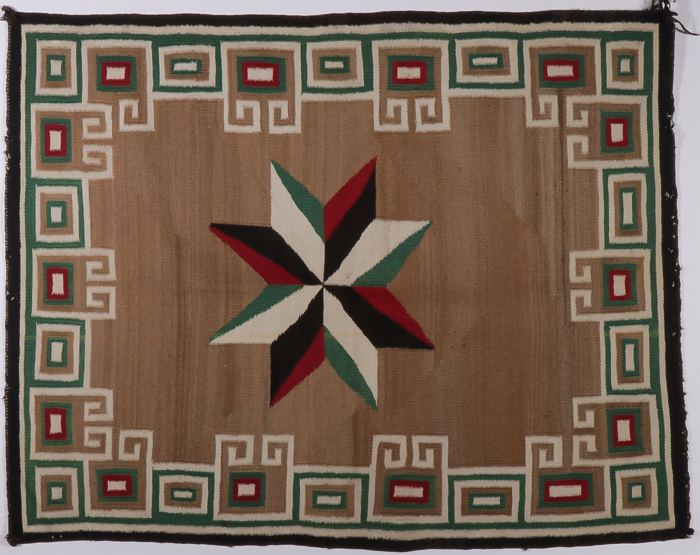 A NAVAJO SINGLE SADDLE BLANKET ,C. 1930