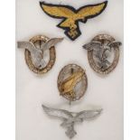 GERMAN LUFTWAFFE BADGES & EAGLES