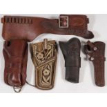 FOUR HOLSTERS