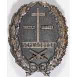 A VERY GOOD FREIKORPS SCHLAGETER BADGE