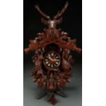 A GOOD GERMAN "BLACK FOREST" STYLE CUCKOO CLOCK