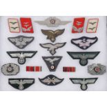 GROUP OF GERMAN WWII MOSTLY LUFTWAFFE INSIGNIA