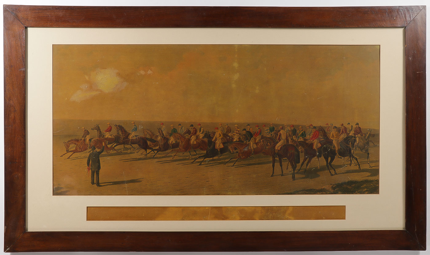 FOUR FRAMED BRITISH SPORTING PRINTS, 19TH C - Image 6 of 8