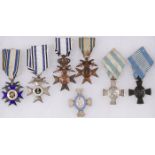 SEVEN BAVARIAN WWI RELATED MEDALS