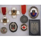 GROUP OF GERMAN RED CROSS INSIGNIA