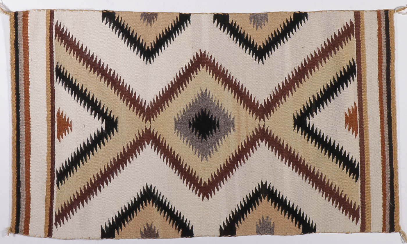 A GROUP OF THREE NAVAJO WEAVINGS - Image 2 of 3