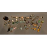 A Small Collection Of Jewellery To Include Earrings, a pendant necklace and other items