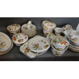 A Large Quantity Of Royal Worcester Evesham Pattern Dinner And Tea Ware, to include covered tureens,