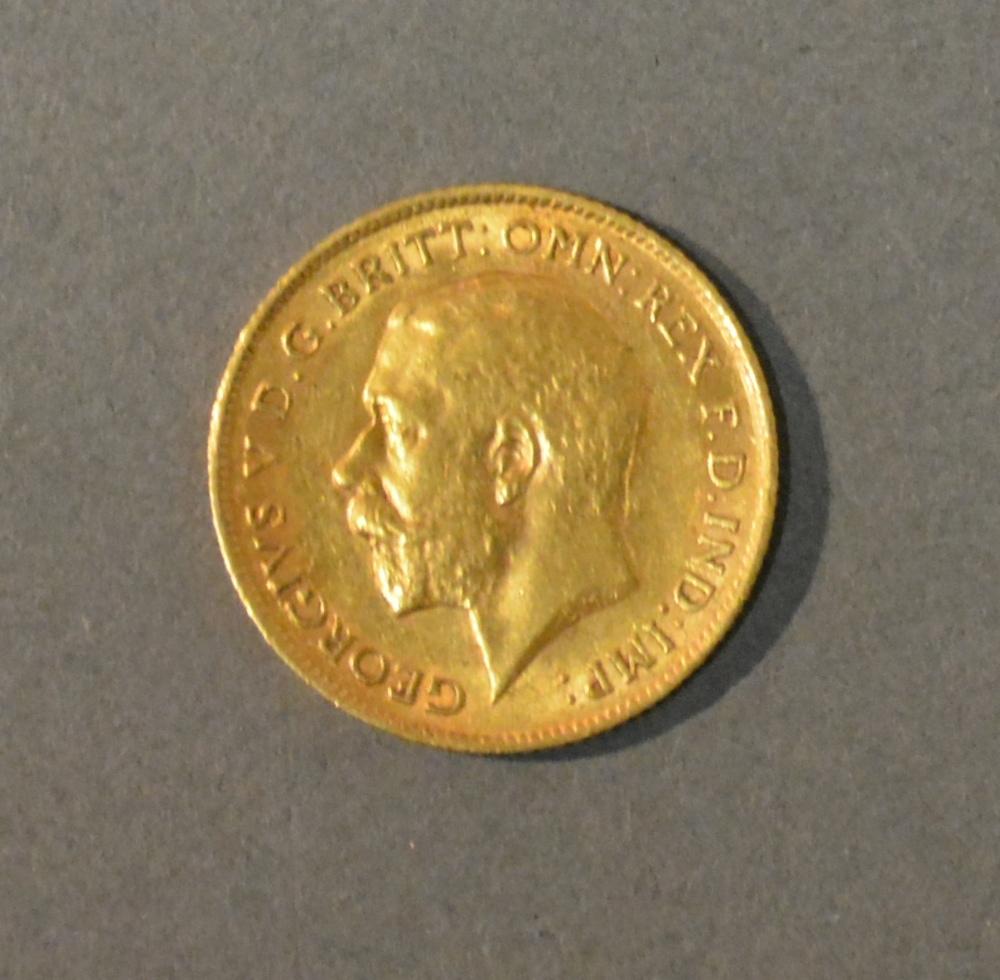 A George V Gold Half-Sovereign Dated 1911 - Image 2 of 2