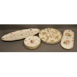 A Herend Fish Tray Together With A Collection Of Other Herend, to include an hors d'oeuvres dish,