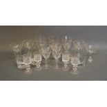 A Group Of Three 19th Century Drinking Glasses, together with a small collection of other drinking