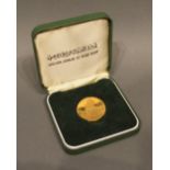 A Commemorative High Grade Gold Coin, Golden Jubilee Of Iraqi Army, 13.5g