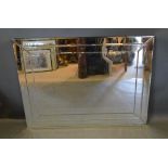 A Rectangular Wall Mirror, 84cm by 112cm