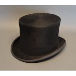 A Black Top Hat 16.5cm by 19.5 Internal Dimensions