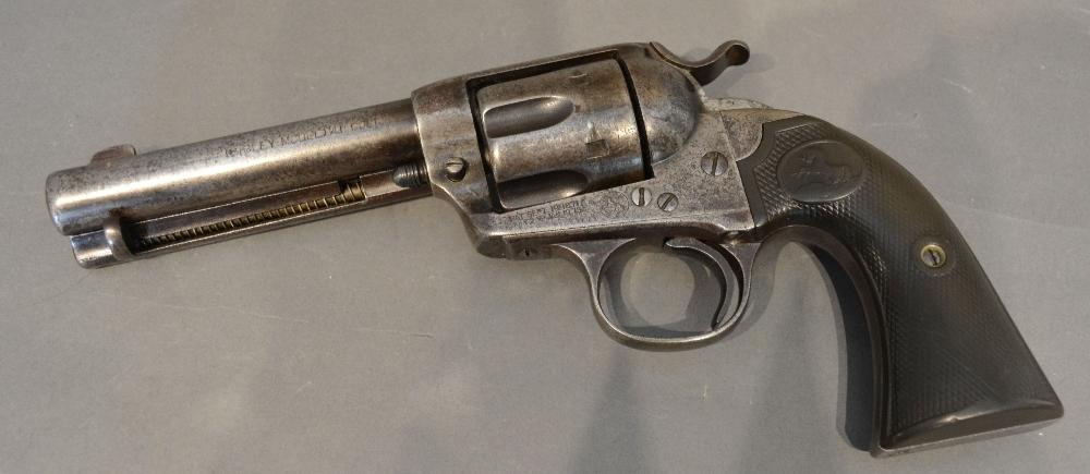 A Scarce Colt Bisley Model Single Action Revolver in obsolete calibre, .41 long Colt and so