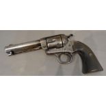 A Scarce Colt Bisley Model Single Action Revolver in obsolete calibre, .41 long Colt and so