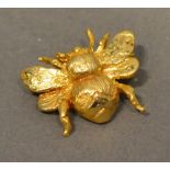 A 9 Carat Gold Brooch in the Form of a Bee