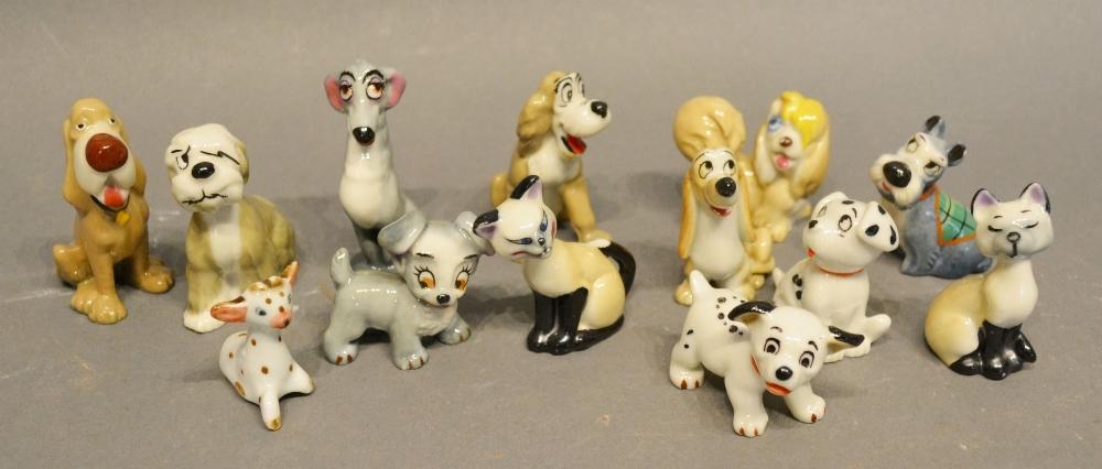 A Collection of Wade Lady and the Tramp Figures