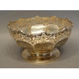 A Birmingham Silver Pierced Decorated Bowl, Birmingham 1912, 15cm diameter