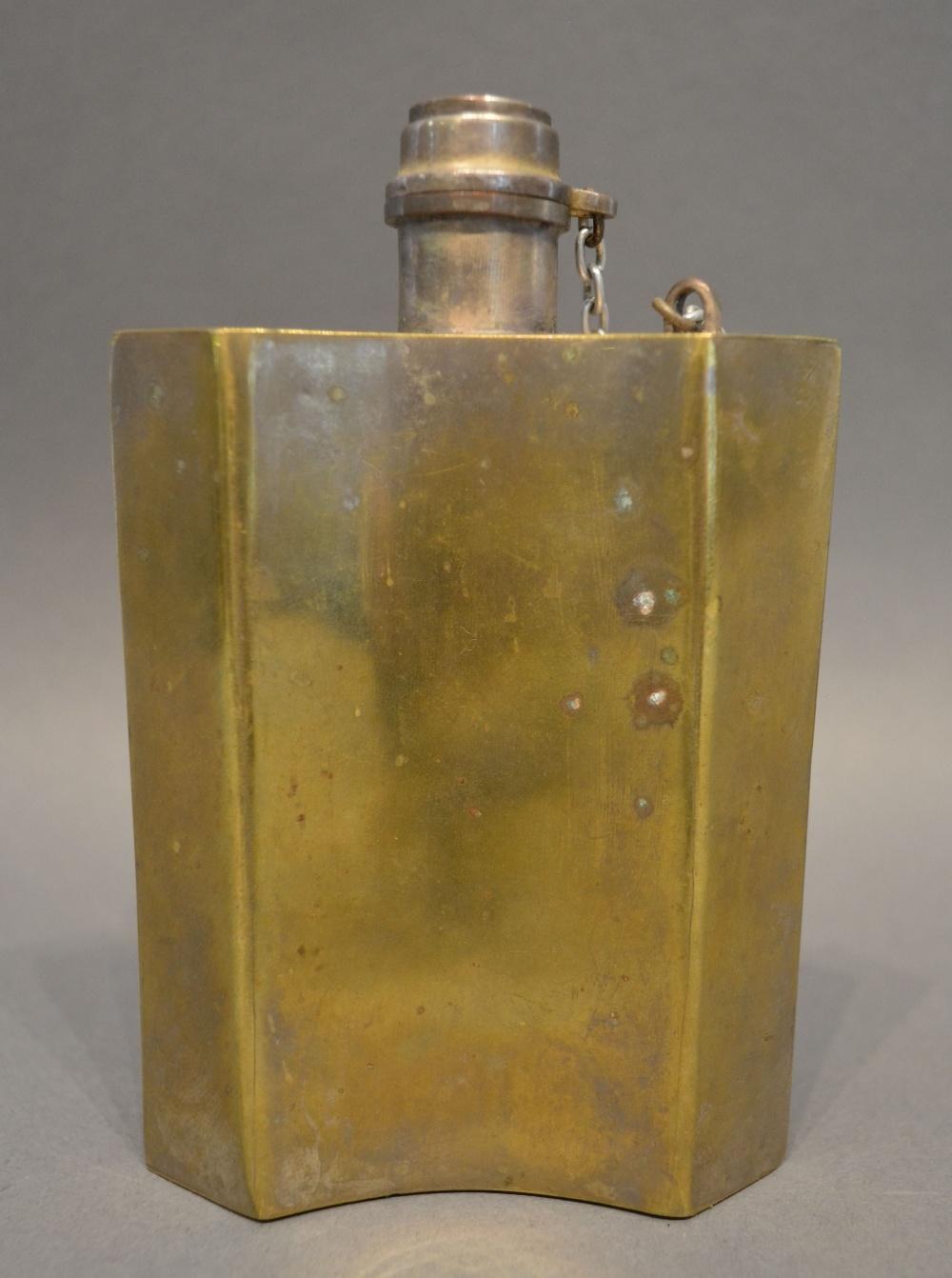 A World War II German Hip Flask of curved form, 12.5 x 8cm - Image 2 of 3