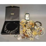 A Collection of Costume Jewellery to include bead necklaces, bangles, brooches and other items
