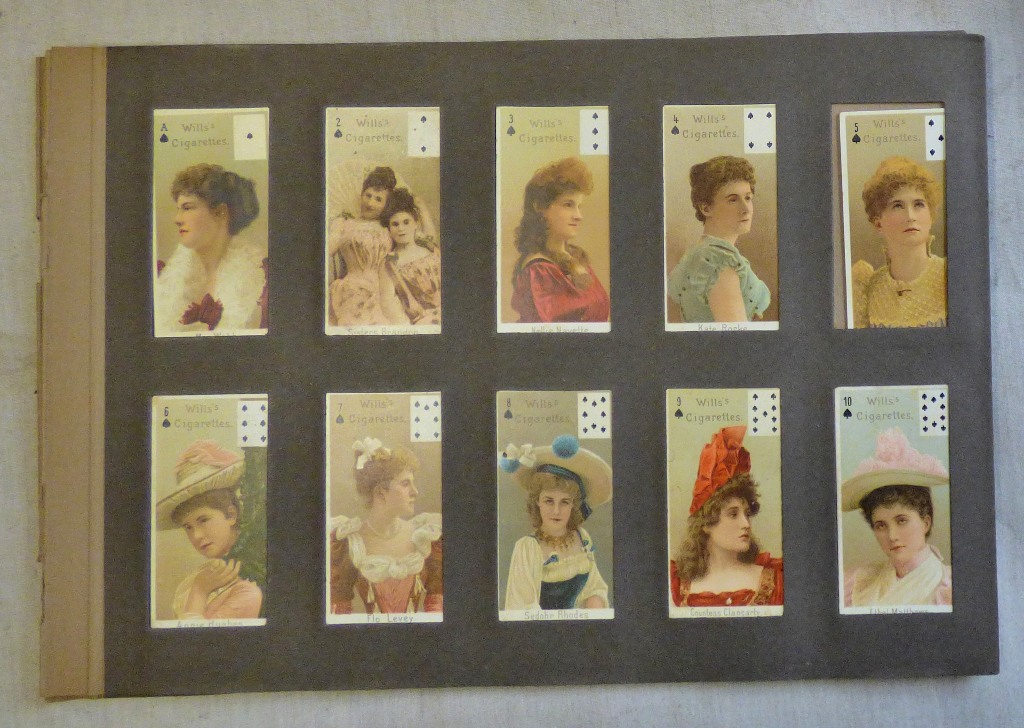 W D & H O Wills Actresses Playing Card Inset 1897 set 52/52 VG+/ EX