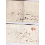 Scotland 1783-EL to Haddington (Willcox 53) another 1801 London to Edinburgh - both with Bishop