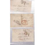 London - London Twopenny post Receiving House Stamps-A range of EL's with boxed T.P.Type 504 and