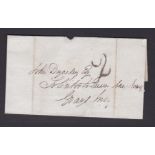 London 1825 EL-Lombard Street.XXX in black and Manuscript 2 and '7night'