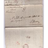 Scotland 1789-EL Auchterairder to Edinburgh with Achter/arder and Bishop Mark on the reverse