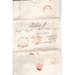 Canada/London 18620-EL Woodstock (double are on red) to London, Large Content, M/S 2/4 rate,