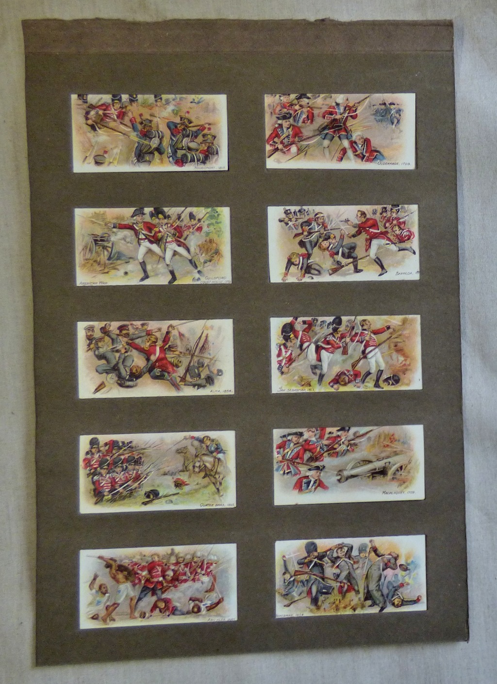 W D & H O Wills Ltd Our Gallant Grenadiers 1902 set 20/20 EX