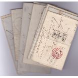 Scotland 1815-1828- Batch of EL's-Several with additional Half/Penny boxed and unboxed, boxed