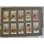 W D & H O Wills Ltd Allied Army Leaders (2 Printings)1917 set 50/50 EX