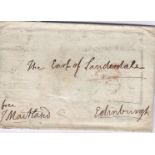 London/Scotland 1760-Wrapper London to Edinburgh 'm/s' free J.Maitland' to the Earl of Lauderdale,