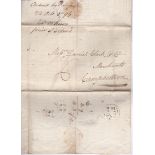 Scotland 1794-EL Ardwall to Campbellton, m/s 6 rate 'Paid' circular DUM/Fries on the reverse