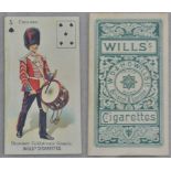 W D & H O Wills Soldiers of the World (P/c inset ) 1896 5 clubs England Drummer Coldstream Guards