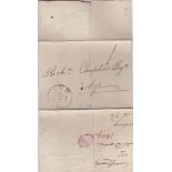 Scotland 1808- EL Balsavioch to Ayr, with Ayr Mileage Type, m/s '1' rate clean cover