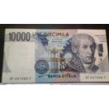 Italy 1984 10,000 Lire, P 112d, Unc