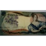 Portugal-1,000 Escudos Ref P172a,Grade VF, Scarce