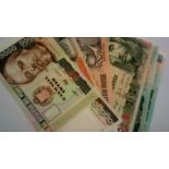 Peru 1980/90's-Uncirculated range 10 Intis to 100,000 Intis(10)