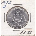 USA 1982D-Half Dollar (Washington) BUNC